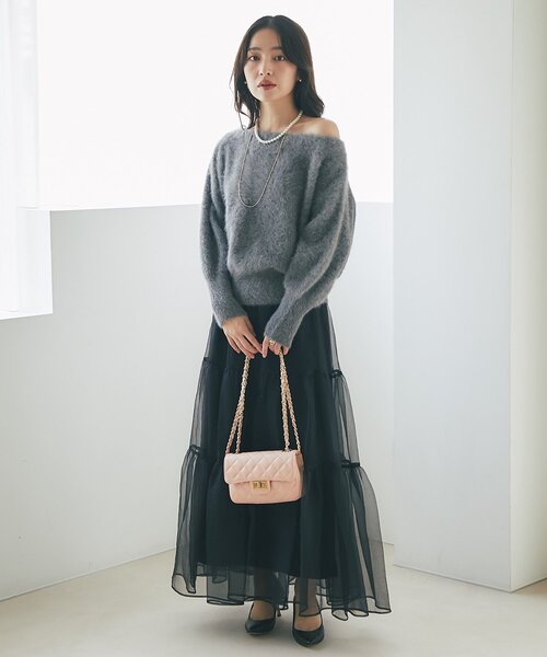 セール】【今すぐお届け！・miki監修】ヘアリーウールカシミヤ混