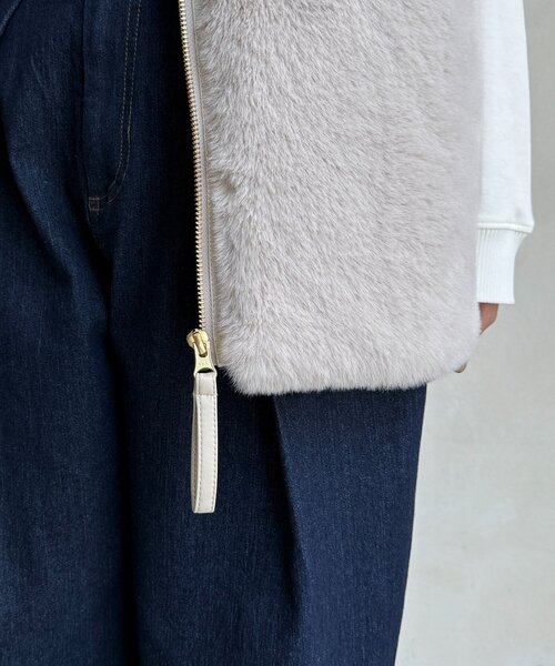 ムートン×ファーベスト（ベスト）｜Chez toi（シェトワ）の