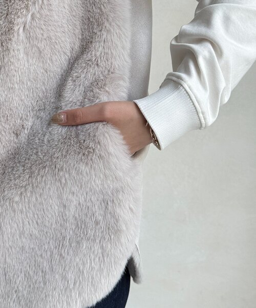 ムートン×ファーベスト（ベスト）｜Chez toi（シェトワ）の