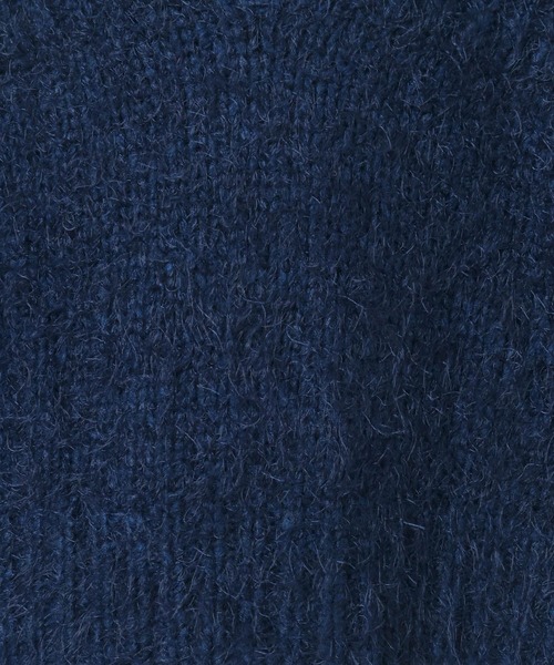 JEANASIS（ジーナシス）の「3GフェザーMIXニットNS/592554（ニット/セーター・レディース・ネイビー/チャコールグレー/グレー・FREE）」の10枚目の写真