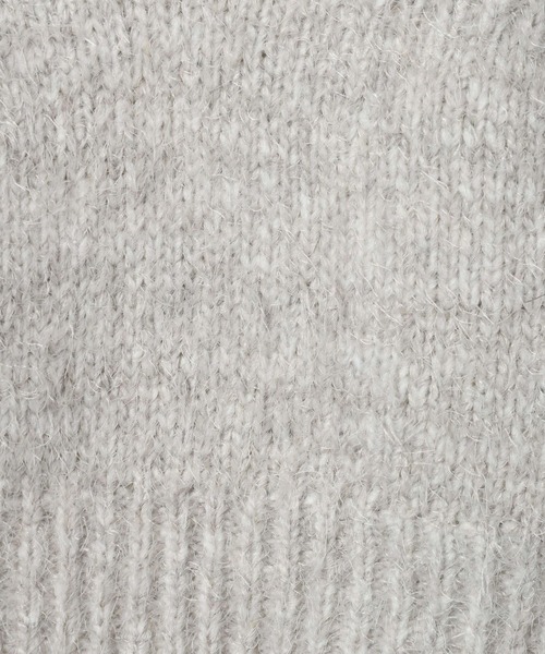 JEANASIS（ジーナシス）の「3GフェザーMIXニットNS/592554（ニット/セーター・レディース・ネイビー/チャコールグレー/グレー・FREE）」の11枚目の写真