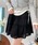 Birthday roomio[XfC[j́uRbg[X~jXJ[g/ cotton lace mini-skirtiXJ[gjvbubN