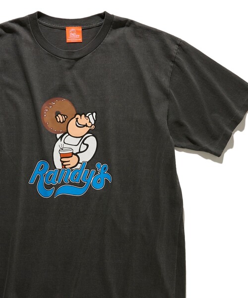 FREAK'S STORE(フリークスストア)の「RANDY'S DONUTS/ランディーズドーナツ RANDYS BOY BLUE TEE/ ランディーズボーイ ブルーTシャツ(Tシャツ/カットソー・メンズ・ホワイト/チャコールグレー・X-LARGE/LARGE/MEDIUM/XX-LARGE)」の14枚目の写真