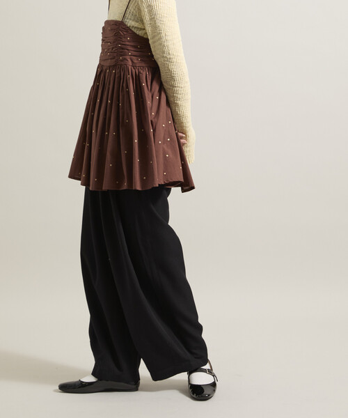 FREAK'S STORE（フリークスストア）の「クラウンパンツ/ツータック バレルパンツ（スラックス・レディース・ライトグレー/その他13/オリーブ/ネイビー/ブラック・SMALL/MEDIUM）」の7枚目の写真