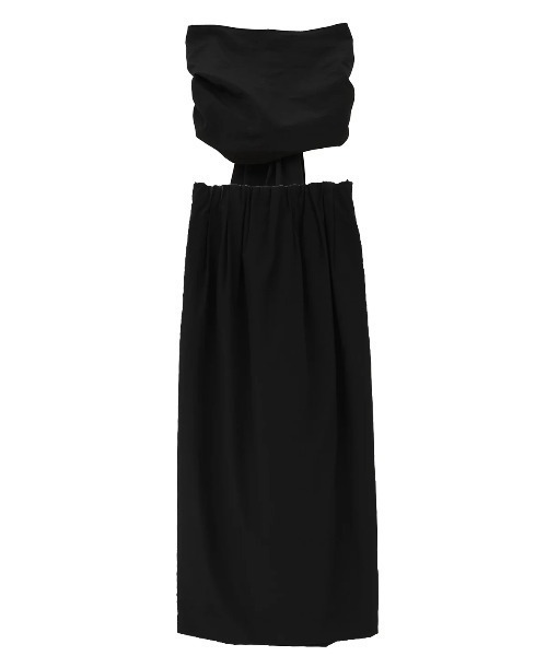 MANOF(マノフ)の「MANOF/マノフ/BUSTER SET NARROW SKIRT(スカート・レディース・ベージュ/ブラック・S)」の1枚目の写真