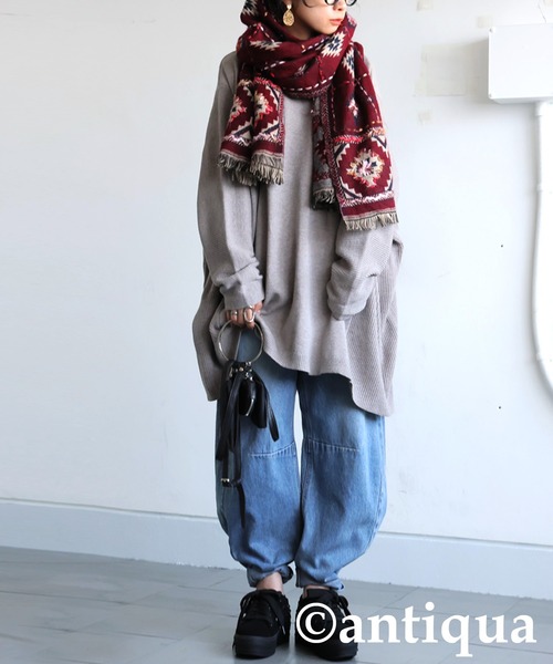 antiqua(アンティカ)の「スタッズ厚底 スニーカー(スニーカー・レディース・ホワイト/ブラック・S/M/L/LL)」の9枚目の写真