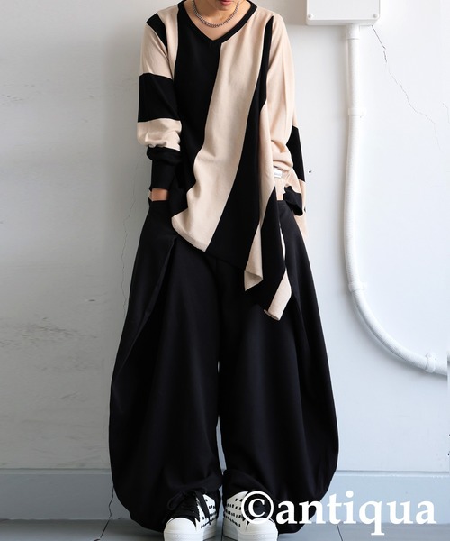 antiqua(アンティカ)の「スタッズ厚底 スニーカー(スニーカー・レディース・ホワイト/ブラック・S/M/L/LL)」の20枚目の写真