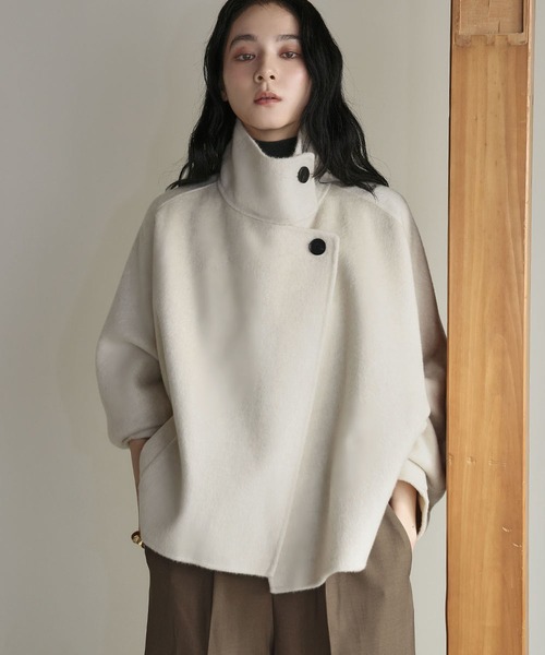 1% 2025AW ピーコート ELFRANK ピーコート pコート 「2025AW」「ウール70％」セーラーカラー