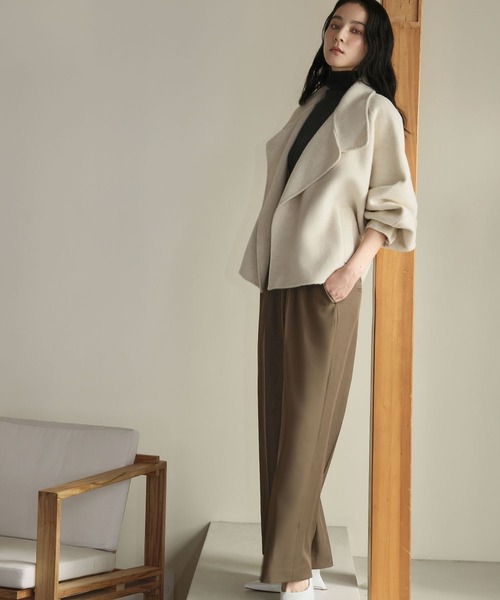 1% 2025AW ピーコート ELFRANK ピーコート pコート 「2025AW」「ウール70％」セーラーカラー