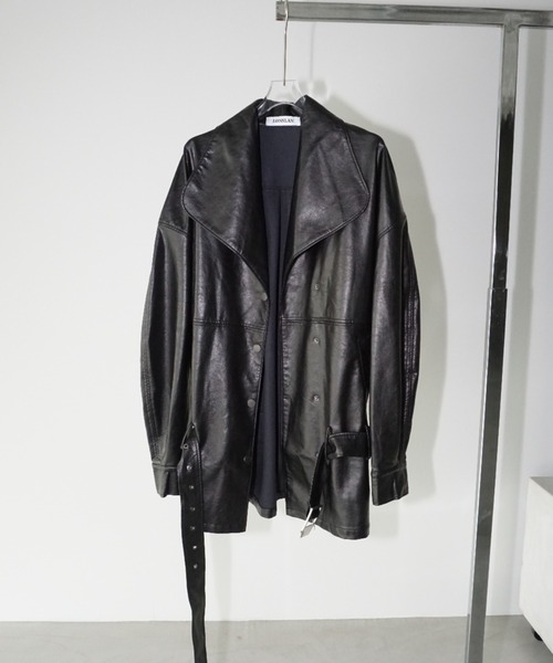 LONSLAN】ワイドラペルオーバージャケット LONW25a009 LONSLAN】ワイドラペルオーバージャケット LONW25a009