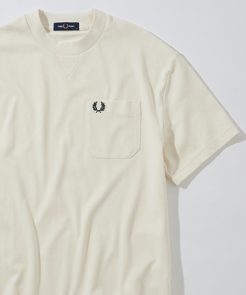 FRED PERRY(フレッドペリー)の「【FRED PERRY】POCKET DETAIL T-SHIRT M2408(Tシャツ/カットソー・メンズ・ホワイト/グリーン/ネイビー/ミント/ブラック/オフホワイト・XL/L/M/S)」の3枚目の写真