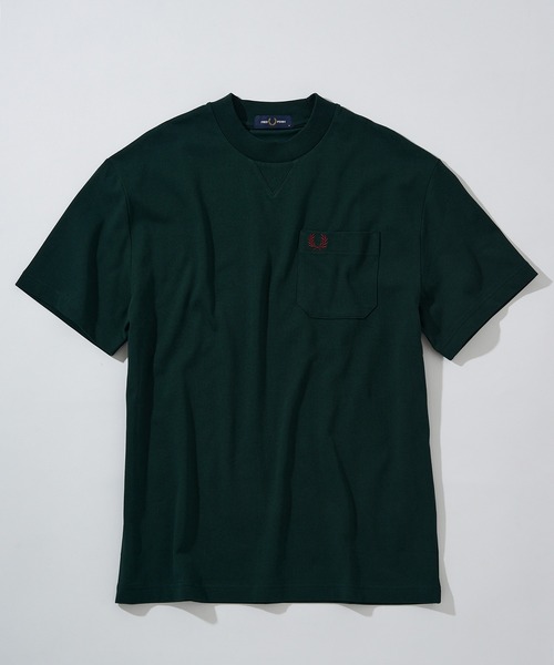 FRED PERRY(フレッドペリー)の「【FRED PERRY】POCKET DETAIL T-SHIRT M2408(Tシャツ/カットソー・メンズ・ホワイト/グリーン/ネイビー/ミント/ブラック/オフホワイト・XL/L/M/S)」の11枚目の写真