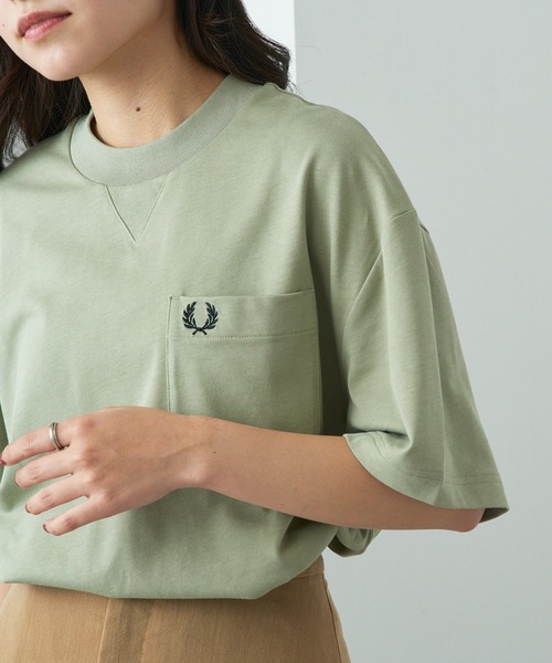 FRED PERRY(フレッドペリー)の「【FRED PERRY】POCKET DETAIL T-SHIRT M2408(Tシャツ/カットソー・メンズ・ホワイト/グリーン/ネイビー/ミント/ブラック/オフホワイト・XL/L/M/S)」の12枚目の写真