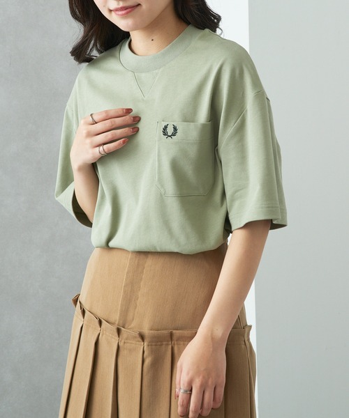 FRED PERRY(フレッドペリー)の「【FRED PERRY】POCKET DETAIL T-SHIRT M2408(Tシャツ/カットソー・メンズ・ホワイト/グリーン/ネイビー/ミント/ブラック/オフホワイト・XL/L/M/S)」の13枚目の写真