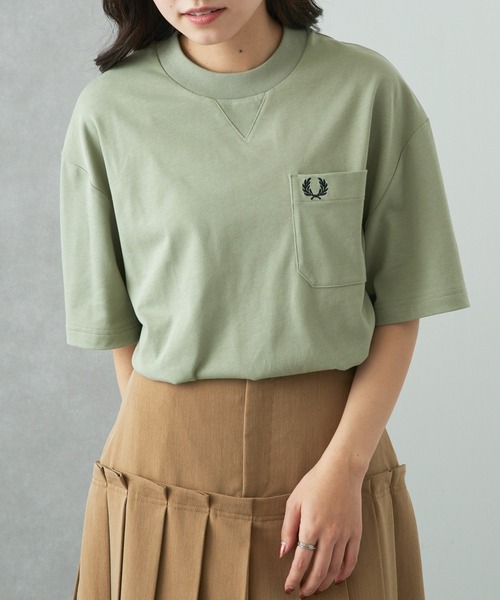 FRED PERRY(フレッドペリー)の「【FRED PERRY】POCKET DETAIL T-SHIRT M2408(Tシャツ/カットソー・メンズ・ホワイト/グリーン/ネイビー/ミント/ブラック/オフホワイト・XL/L/M/S)」の15枚目の写真