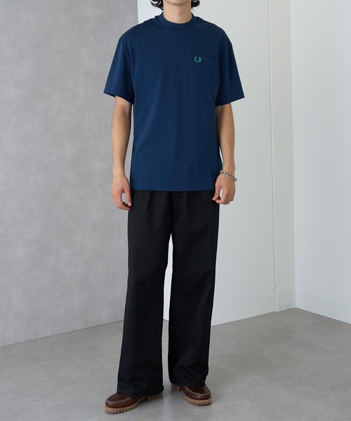 FRED PERRY(フレッドペリー)の「【FRED PERRY】POCKET DETAIL T-SHIRT M2408(Tシャツ/カットソー・メンズ・ホワイト/グリーン/ネイビー/ミント/ブラック/オフホワイト・XL/L/M/S)」の22枚目の写真