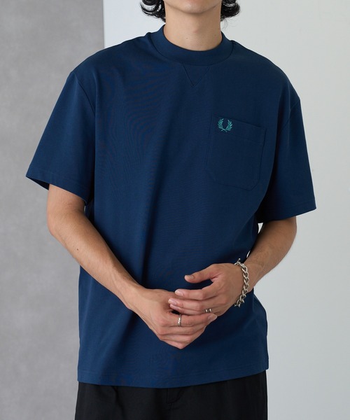 FRED PERRY(フレッドペリー)の「【FRED PERRY】POCKET DETAIL T-SHIRT M2408(Tシャツ/カットソー・メンズ・ホワイト/グリーン/ネイビー/ミント/ブラック/オフホワイト・XL/L/M/S)」の20枚目の写真
