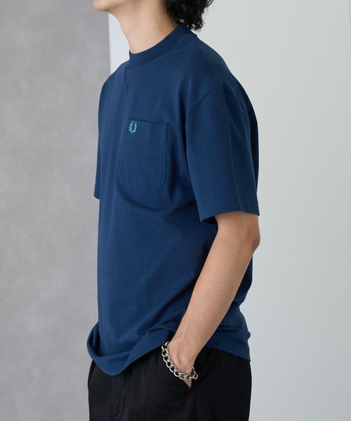 FRED PERRY(フレッドペリー)の「【FRED PERRY】POCKET DETAIL T-SHIRT M2408(Tシャツ/カットソー・メンズ・ホワイト/グリーン/ネイビー/ミント/ブラック/オフホワイト・XL/L/M/S)」の19枚目の写真