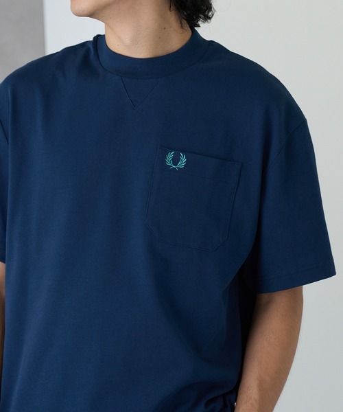 FRED PERRY(フレッドペリー)の「【FRED PERRY】POCKET DETAIL T-SHIRT M2408(Tシャツ/カットソー・メンズ・ホワイト/グリーン/ネイビー/ミント/ブラック/オフホワイト・XL/L/M/S)」の18枚目の写真