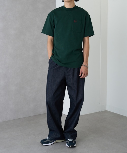 FRED PERRY(フレッドペリー)の「【FRED PERRY】POCKET DETAIL T-SHIRT M2408(Tシャツ/カットソー・メンズ・ホワイト/グリーン/ネイビー/ミント/ブラック/オフホワイト・XL/L/M/S)」の8枚目の写真