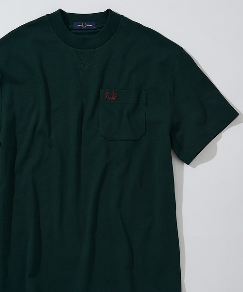 FRED PERRY(フレッドペリー)の「【FRED PERRY】POCKET DETAIL T-SHIRT M2408(Tシャツ/カットソー・メンズ・ホワイト/グリーン/ネイビー/ミント/ブラック/オフホワイト・XL/L/M/S)」の10枚目の写真