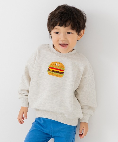 chil2(チルツー)の「サガラ刺繍裏毛トレーナー(スウェット・キッズ・K/L/B/G/I/C/D/E/F/A/H/J・80cm/90cm/100cm/110cm/120cm/130cm/140cm)」の2枚目の写真