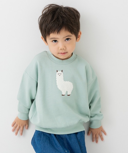 chil2(チルツー)の「サガラ刺繍裏毛トレーナー(スウェット・キッズ・K/L/B/G/I/C/D/E/F/A/H/J・80cm/90cm/100cm/110cm/120cm/130cm/140cm)」の8枚目の写真