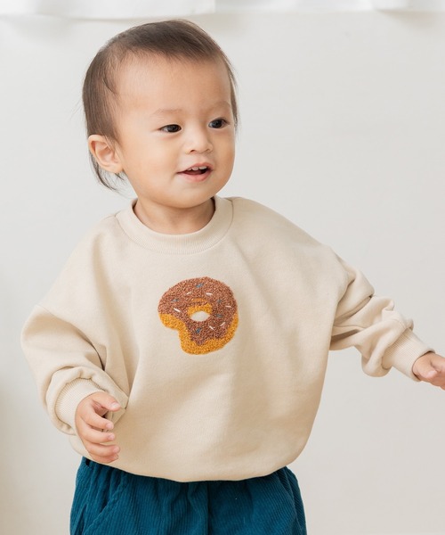 chil2(チルツー)の「サガラ刺繍裏毛トレーナー(スウェット・キッズ・K/L/B/G/I/C/D/E/F/A/H/J・80cm/90cm/100cm/110cm/120cm/130cm/140cm)」の10枚目の写真