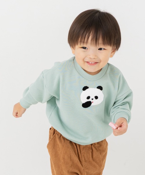 chil2(チルツー)の「サガラ刺繍裏毛トレーナー(スウェット・キッズ・K/L/B/G/I/C/D/E/F/A/H/J・80cm/90cm/100cm/110cm/120cm/130cm/140cm)」の20枚目の写真