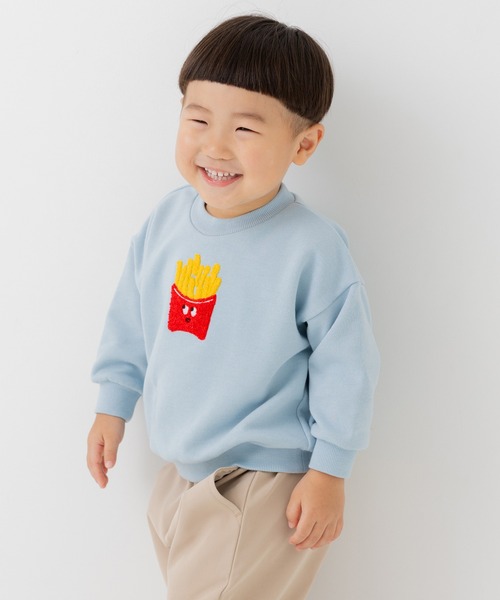 chil2(チルツー)の「サガラ刺繍裏毛トレーナー(スウェット・キッズ・K/L/B/G/I/C/D/E/F/A/H/J・80cm/90cm/100cm/110cm/120cm/130cm/140cm)」の14枚目の写真