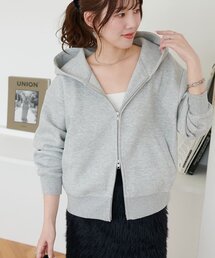 DISCOAT | 【大人のためのパーカー】ボンディングWジップパーカー(パーカー)