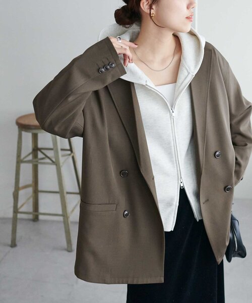 DISCOAT（ディスコート）の「【大人のためのパーカー】ボンディングW