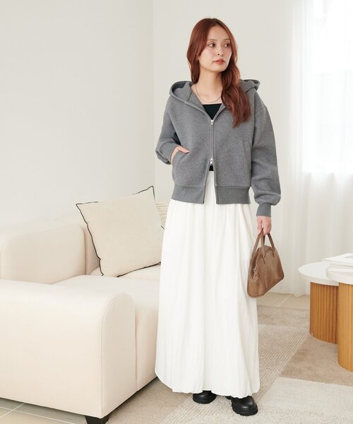 大人のためのパーカー】ボンディングWジップパーカー（パーカー