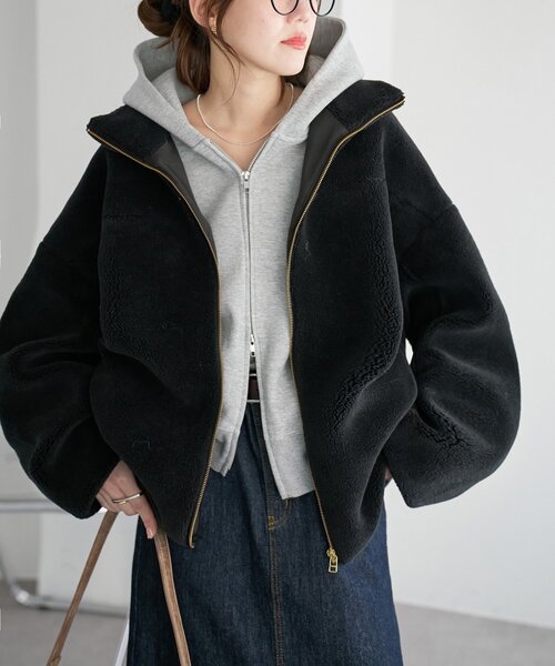 ディスコート　ボンディングWジップパーカー Discoat（ディスコート） パーカー 「ユニセックス」ボンディングW