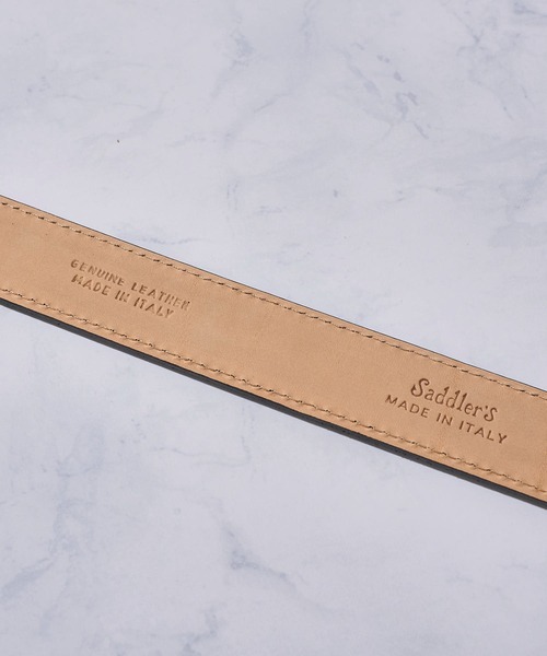 SADDLERS（サドラーズ）の「【Saddler's/サドラーズ】型押しレザーバックルベルト（ベルト・メンズ・ブラック/ダークブラウン/ネイビー・SMALL/MEDIUM/LARGE/X-LARGE）」の8枚目の写真