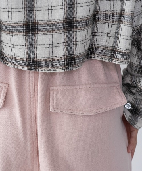 WEGO（ウィゴー）の「WEGO/【25年秋冬新作】リボンカーゴスウェットパンツ（その他パンツ・レディース・ブラック/ピンク/杢グレー・FREE）」の13枚目の写真