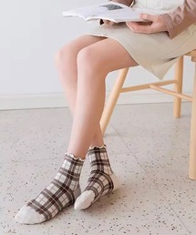 タータンチェック」に該当するソックス/靴下ファッション通販