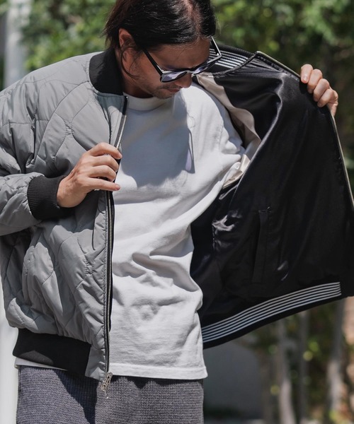 mj11134-Different Design Reversible Jacket リバーシブルジャケット