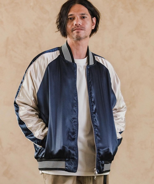 mj11134-Different Design Reversible Jacket リバーシブルジャケット