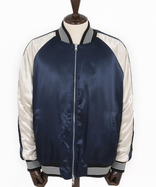 45R スカジャン リバーシブル mj11134-Different Design Reversible Jacket リバーシブルジャケット