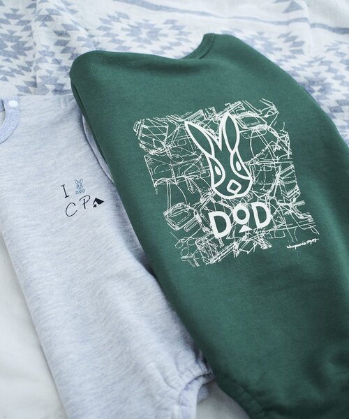 CIAOPANIC TYPY（チャオパニックティピー）の「【DOD】【ベビー】イズラブ（Tシャツ/カットソー・キッズ・ブルー/グレー・80）」の9枚目の写真