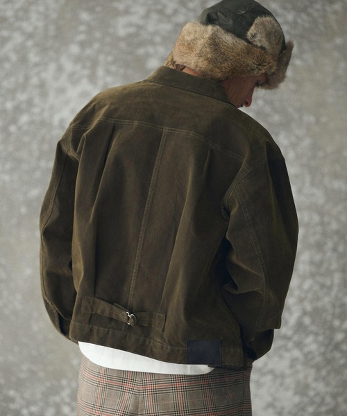 THEOREM（セオレム）の「mj11161- Flocky Denim 1st-type Jacket フロッキーデニムGジャン(TRM25-T041A)（デニムジャケット・メンズ・ブラック/カーキ/ブラウン・M/L/XL）」の10枚目の写真
