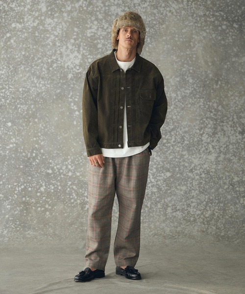 THEOREM（セオレム）の「mj11161- Flocky Denim 1st-type Jacket フロッキーデニムGジャン(TRM25-T041A)（デニムジャケット・メンズ・ブラック/カーキ/ブラウン・M/L/XL）」の12枚目の写真
