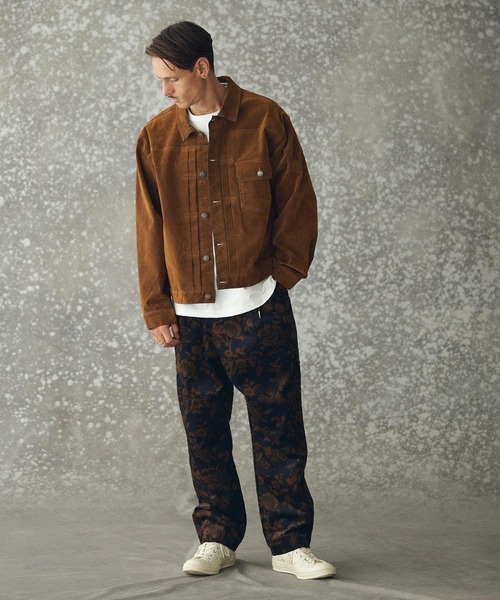 THEOREM（セオレム）の「mj11161- Flocky Denim 1st-type Jacket フロッキーデニムGジャン(TRM25-T041A)（デニムジャケット・メンズ・ブラック/カーキ/ブラウン・M/L/XL）」の19枚目の写真