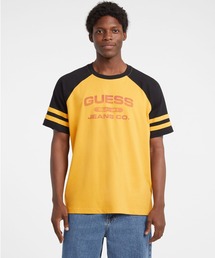 GUESS JEANS(�Q�X�W�[���Y)��GUESS JEANS Crew Neck Short Sleeves Raglan Os Tee ����T�V���c(T�V���c/�J�b�g�\�[)