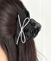 LOVALOT（ラバロット）の「リボンシュシュヘアクリップ（バレッタ/ヘアクリップ）」