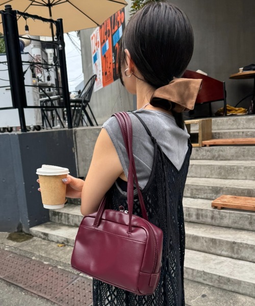 セール】□【600mlペットボトル収納可能】ロングハンドルボストンBAG