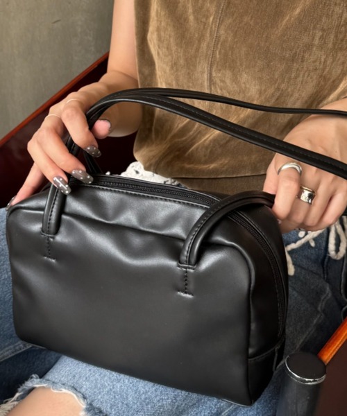 セール】□【600mlペットボトル収納可能】ロングハンドルボストンBAG