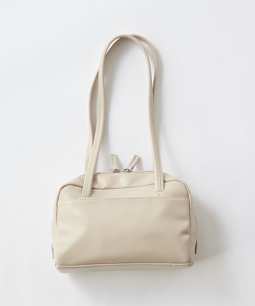 CIAOPANIC TYPY（チャオパニックティピー）の「■【600mlペットボトル収納可能】ロングハンドルボストンBAG（トートバッグ・レディース・ブラック/バーガンディー/アイボリー・ONE SIZE）」の10枚目の写真