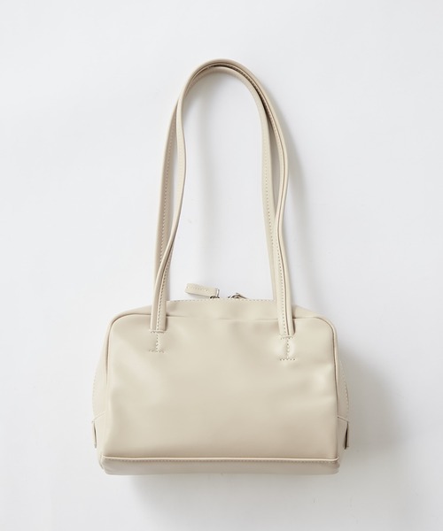 CIAOPANIC TYPY（チャオパニックティピー）の「■【600mlペットボトル収納可能】ロングハンドルボストンBAG（トートバッグ・レディース・ブラック/バーガンディー/アイボリー・ONE SIZE）」の9枚目の写真